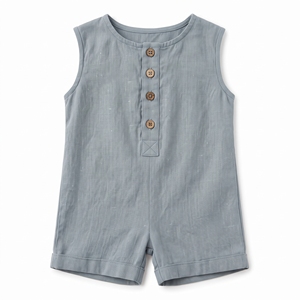 Combinaison décontractée une pièce pour femme, style utilitaire, sans manches, respirante, en tissu non tissé et élasthanne, unie, avec ceinture, longueur au-dessus du genou, pour l'été - Product Image 4