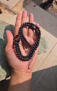 Cuentas redondas de moissanita negra de 6 mm, corte AAA, hechas a mano, para joyería de moda para mujer - Product Image 5