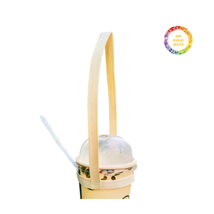 Poignée de tasse légère en bambou réutilisable, style simple pour vaisselle de boisson - Product Image 5