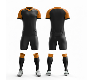 Conjunto de Camiseta y Pantalones Cortos de Fútbol Personalizados con Sublimación |   Tallas para Hombres, Mujeres y Jóvenes |   Ropa Deportiva Ligera de Secado Rápido para Entrenamiento - Product Image 4