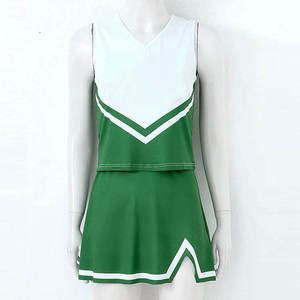 Uniforme de Porristas Personalizado para Mujer, de Alta Calidad, Poliéster y Spandex Ligeros, Impresión por Transferencia de Calor, 120g, Ropa Deportiva - Product Image 1