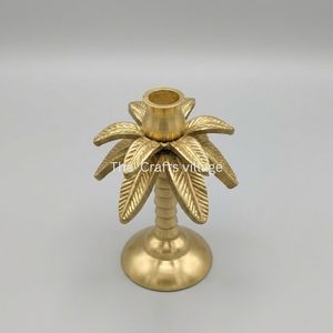 Luxury Brass Palm Tree <b>Candle</b> Holder Decorative Tabletop Tealight Stand Handmade Metal <b>Candle</b> Stand Home Decor Gift Centerpiece - Product Image 3