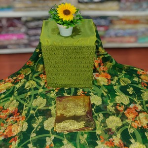 Tissu de robe Fransawi de qualité supérieure, luxe, couleur soie Dirac, Dirac somalien, Gorgoura avec Garbsaar pour les tenues de soirée - Product Image 5