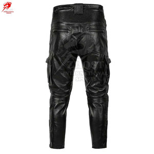 กางเกงหนังผู้ชายทรงทันสมัย คุณภาพพรีเมียม เหมาะสำหรับทำงานหรือพักผ่อน ผลิตในประเทศปากีสถาน - Product Image 2