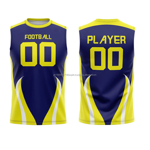 Custom <b>Compression</b> Quality School Football Sublimated Jersey Breathable 7v7 Uniforms Summer Flag Football American Football Wear - Product Image 2