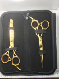 Ensemble de ciseaux de coiffure de 7 pouces pour salons de coiffure, ciseaux de barbier, ciseaux à effiler pour coiffeur - Product Image 1