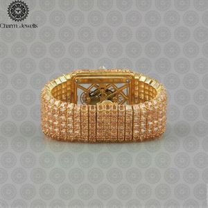 Reloj de Lujo para Hombre Charm Jewells, Caja de Acero Inoxidable, Movimiento Mecánico, Cierre Oculto con Botón, Correa de 20 mm, Esfera de 40 mm, 10 Bar - Product Image 5