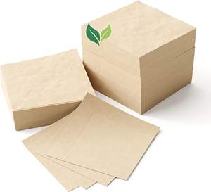 Serviettes en papier recyclé biodégradable 2 plis, serviettes en papier jetables pour mariage, fournisseur de serviettes de table jetables de haute qualité - Product Image 6