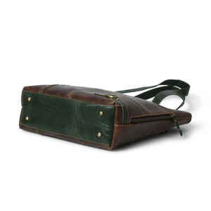 Bolso de mano de cuero vintage para mujer con gran capacidad de almacenamiento - Product Image 5