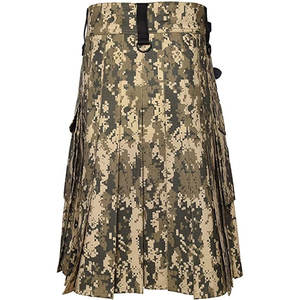 Kilt écossais camouflage pour homme, en coton des Highlands, avec poches à rabat, 100% coton - Product Image 2