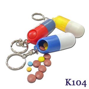 Portallaves en forma de cápsula de plástico, caja de almacenamiento para llaves - Product Image 1