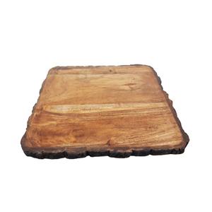 Wholesale Natural <b>Wood</b> Coaster Set Round <b>Wood</b> <b>Slice</b> Coaster Natural Finish Non-Slip Matte Surface Retro Table Decorative Pad - Product Image 2