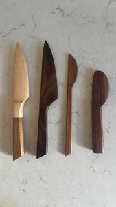 Couteaux en bois biodégradables en vrac pour pique-nique, camping et fournitures de restauration - Product Image 2