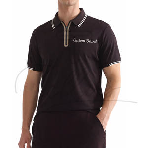 Camiseta Polo Personalizada al por Mayor, Ropa de Moda Masculina, Camiseta Polo de Algodón Lisa para Hombre, Camisetas Polo Masculinas de Primera Categoría - Product Image 2