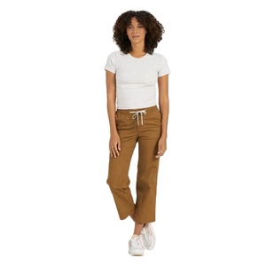 Shorts de Mezclilla de Cintura Alta para Mujer, Verde Oliva, 100% Algodón, Corte Recto, Casual, Verano, Ajuste Regular - Product Image 5
