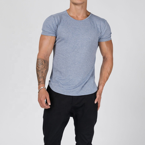 Men's <b>Olive</b> <b>Green</b> Cotton <b>T</b>-<b>Shirt</b> Short Sleeve Regular Fit O-Neck Casual Jersey Solid Color Top - Product Image 3