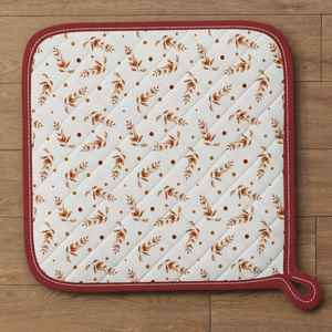 Design matelassé moderne avec boucle de suspension pour des cuisines propres. Des protège-ustensiles de cuisine colorés pour un usage quotidien. - Product Image 3