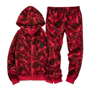 YZ Men Running Tracksuit Casual Wear Dry Fit Jacket and Sport Pants <b>Set</b> Gym Fitness Tracksuit for Men Hiking Clothes - Product Image 3