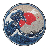 Patch brodé en dentelle thermocollant pour le camping, motif tente et montagne, pour les amateurs de plein air, idéal pour chapeaux et cadeaux