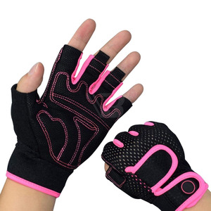 Premium Weightlifting Pull Ups <b>Gymnastic</b> Gloves Half Finger Fitness Gym Gloves With Strong Wrist Wrap Support Custom Logo - Product Image 4