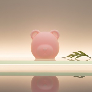 BOOSTER PRO K-Beauty OEM Plastic Skin Care Korean Moisturizer Case Pink <b>Bear</b> Head with Centella As Main Ingredient - Product Image 3