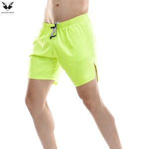 Green Color Durable Active Gym Wear Anti Sweat Lightweight Jogging Workout Comfortable Training Wholesale Rate <b>Men</b> <b>Shorts</b> - Product Image 4