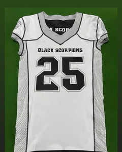 ชุดเสื้อเจอร์ซีย์ฟุตบอลอเมริกันสำหรับเยาวชนและผู้ใหญ่ชุดออกกำลังกายสั้นขนาดใหญ่พิเศษพิมพ์ลายซับลิเมตไม่เหมือนใคร - Product Image 4