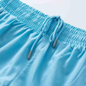 Shorts Deportivos para Mujer, Color Azul Claro, de Secado Rápido, Corte Holgado, con Cordón Ajustable - Product Image 5