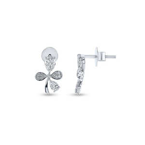 Pendientes de Diamantes en Oro Puro con Brillantes Gotas - Joyería Elegante y Lujosa - Product Image 3