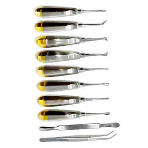 Kit d'instruments chirurgicaux dentaires manuels en acier inoxydable pour usage vétérinaire, ensemble de chirurgie orale, porte-aiguille certifié CE par Dentavex - Product Image 5