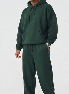 Conjunto Deportivo para Hombre con Capucha, Estilo Casual, 100% Poliéster, Corte Holgado y Amplio, Peso Medio, Sudadera con Capucha - Product Image 5