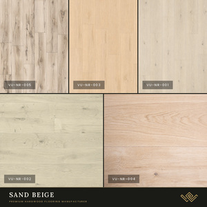 Parquet en chêne blanc scandinave contrecollé 15 mm, planches larges de 7,5 pouces, beige sablé, à languettes et rainures - Product Image 5
