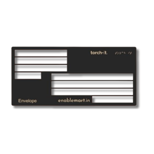 Regular Envelope Guide for Blind & Visually Impaired <b>Vision</b> <b>Care</b> <b>Equipment</b> with Pad Variant & Without Pad Variant - Product Image 1