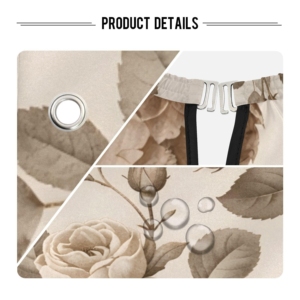 Nouvelle Arrivée - Cape de Coiffeur Professionnelle Imperméable à Fermeture à Pression Ajustable, Motif Floral Rose, Personnalisable avec Logo OEM, Faible MOQ - Vente Chaude - Product Image 4