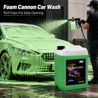 Shampooing Moussant Coloré Nikeliang pour Lavage Auto, Savon Neige Vert Haute Mousse, Concentré Liquide Sûr pour la Peinture, Ratio de Dilution 1:100 pour la Mousse