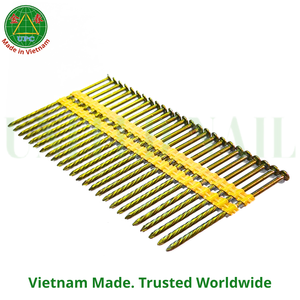 21 Degree <b>Plastic</b> <b>Strip</b> Framing Nails 3'' x 0.131 4000pcs for Framing Projects with Screw Shank | Clavos en tira plástica - Product Image 5
