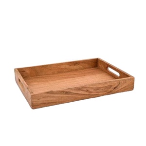 Real Acacia <b>Breakfast</b> <b>Tray</b> Food Serving <b>Trays</b> For Hotel Accessories Catering Serving Use Commercial Style Wooden <b>Trays</b> Handmade - Product Image 1