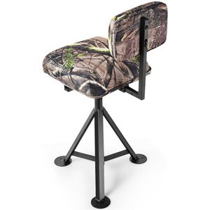 Sedia da Caccia Girevole in Acciaio e Alluminio a Dimensioni Regolabili - Product Image 3