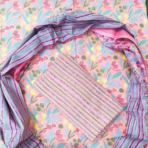 Tissu en coton pour robe avec dupatta en coton, imprimé exclusif de créateur, tissu non coupé, élégant pour les fêtes - Product Image 1