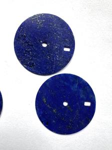 Natural Lapis Lazuli Stone Watch Dial 28.5MM Blue Gemstone Dial with Date Window Custom Luxury Watch <b>Face</b> for NH35 NH36 Movement - Product Image 2