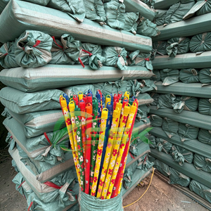 Balai à manche en bois et tête en PVC, poils en eucalyptus, à poils effilés, pour toilettes, sols et extérieur, nettoyage facile, avec pelle à poussière, vente en gros directe usine - Product Image 2