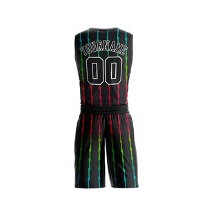 Uniforme de Baloncesto Transpirable 100% Poliéster, Alta Calidad, Logotipo Personalizado, Servicio OEM, Diseño Nuevo Hecho a Medida - Product Image 3
