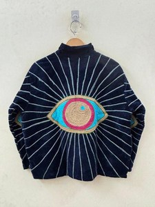 Chaqueta Reversible de Terciopelo Azul Premium 2026, Chaqueta Elegante para Mujer a Precio de Fábrica - Product Image 5