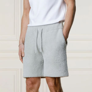 Pantalones Cortos de Mohair Profesionales al por Mayor con Acabado Peludo Distintivo, Personalización de Marca, Venta Directa de Fábrica - Product Image 4