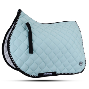 Tapis de selle tout usage en velours imprimé girafe, doublure polaire, rembourrage polyester, équipement d'équitation - Product Image 6