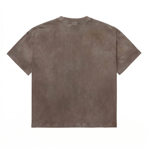Camiseta Premium 100% Algodón, Lavado Ácido, Estilo Vintage, Color Marrón, Talla Grande, Personalizada con Impresión DTG y Serigrafía para Logotipo, para Hombre - Product Image 2