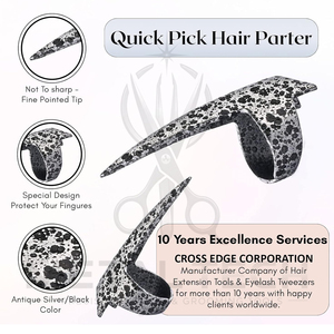 Hair Parting Sectioning Rings Stainless Steel Best Quality Durable Lightweight Customized Comfortable Grip Reusable Hair Tools - Product Image 3