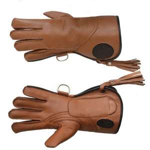 Gants de chasse en cuir de vachette double couche de qualité supérieure pour la manipulation des aigles, des faucons et la fauconnerie – Vente en gros - Product Image 3