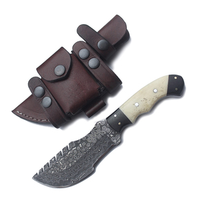 Cuchillos de Supervivencia Hechos a Mano con Hoja Fija de Damasco, Cuchillos Personalizados para Camping, Caza y Actividades al Aire Libre - Product Image 2