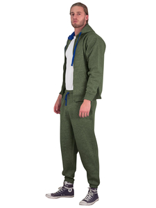 Men's Winter Hoodies Sweat Suit 100% Cotton Fleece Heavyweight Tracksuits Pakistan Custom Printing Jogging Hoodie Set Custom - Product Image 2